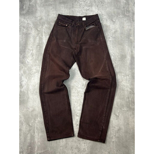 Vintage 90s Levis 544 Red Tab Brown Denim Pants Size 31