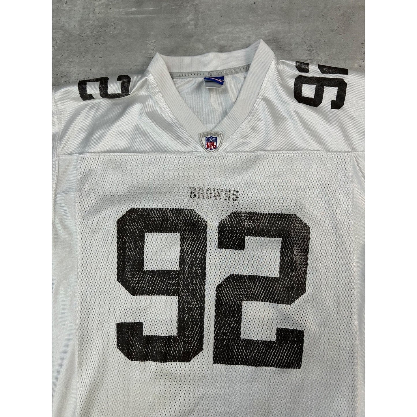 Vintage Courtney Brown #92 Cleveland Browns NFL Football Jersey Size Medium