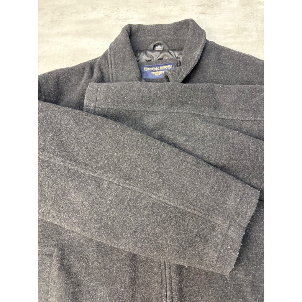 Vintage Dockers Quilted Lined Bomber Jacket Size XL