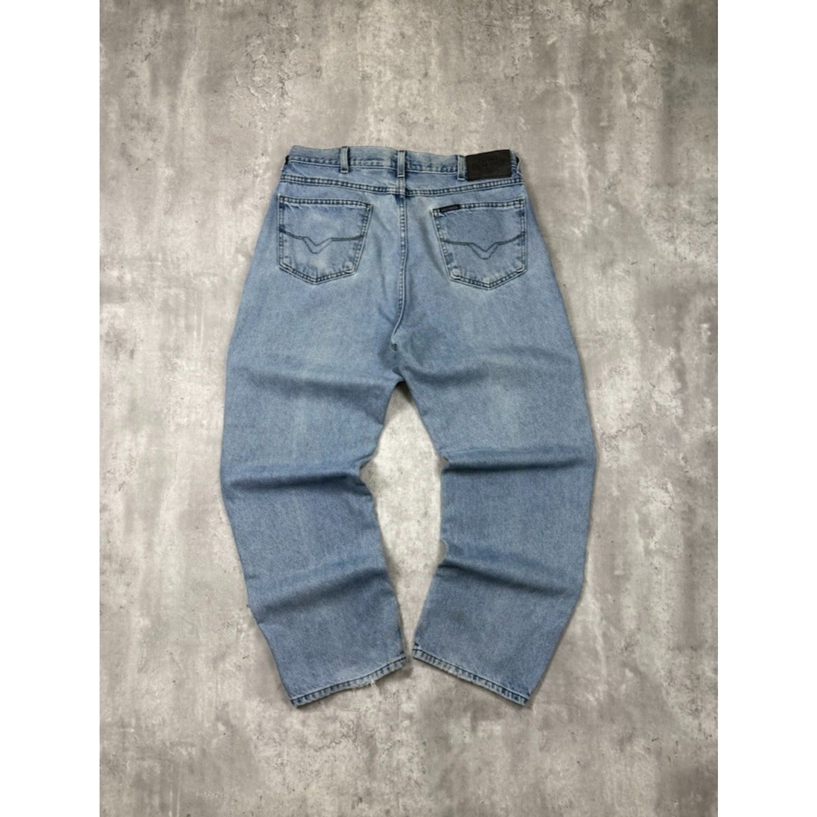 Vintage Harley Davidson Light Wash Denim Pants Size 35