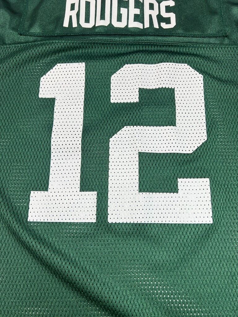 Aaron Rodgers #12 Green Bay Packers NFL Reebok Football Jersey Size XL YOUTH