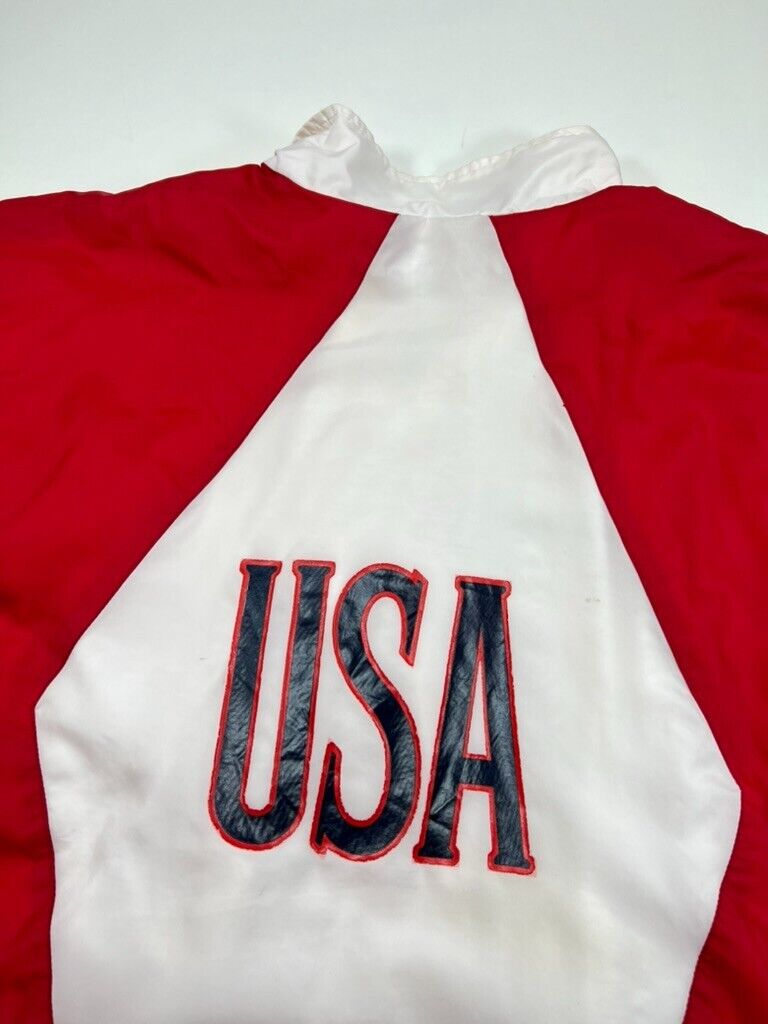 Vintage Nike Mini Swoosh USA Track & Field Masters Full Zip Jacket Size Large