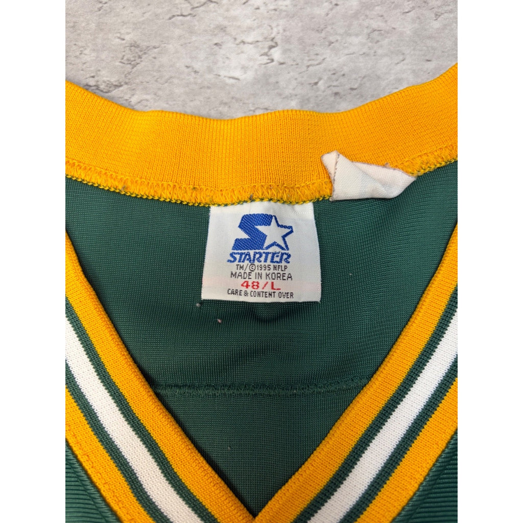 Vintage 1995 Brett Favre #4 Green Bay Packers NFL Starter Jersey Size Large