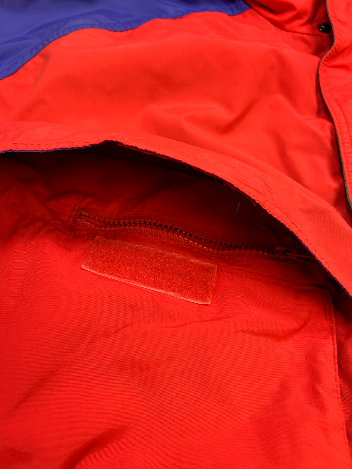 Vintage 90s Columbia Full Zip Nylon Radial Sleeve Windbreaker Jacket Sz 2XL Tall