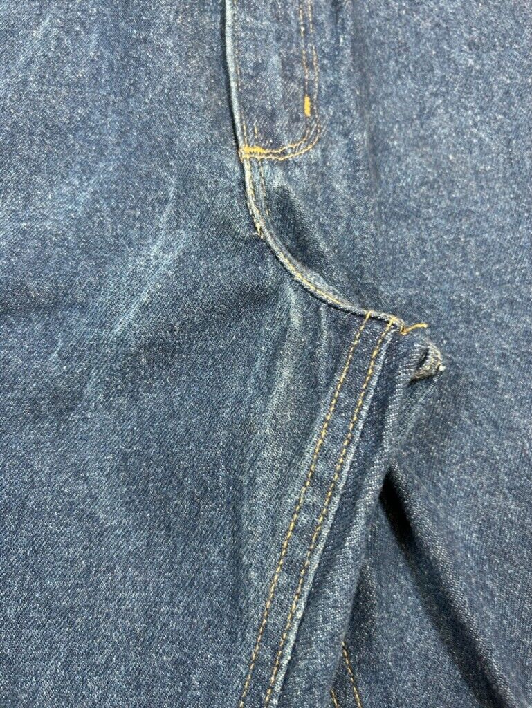 Vintage Carhartt Relaxed Fit Dark Wash Denim Workwear Pants Size 36W