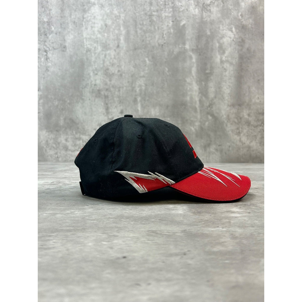 Vintage Snap-On Racing Embroidered Logo Abstract Strapback Hat OSFA