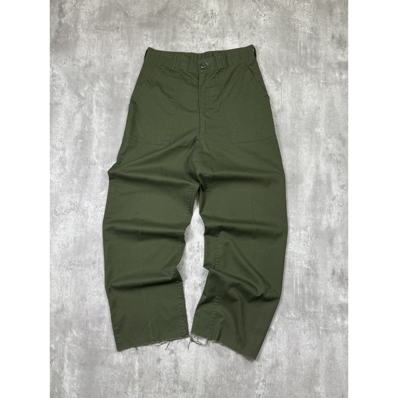 Vintage 1970s/80s US MIlitary OG-107 Pleated Army Pants Size 31