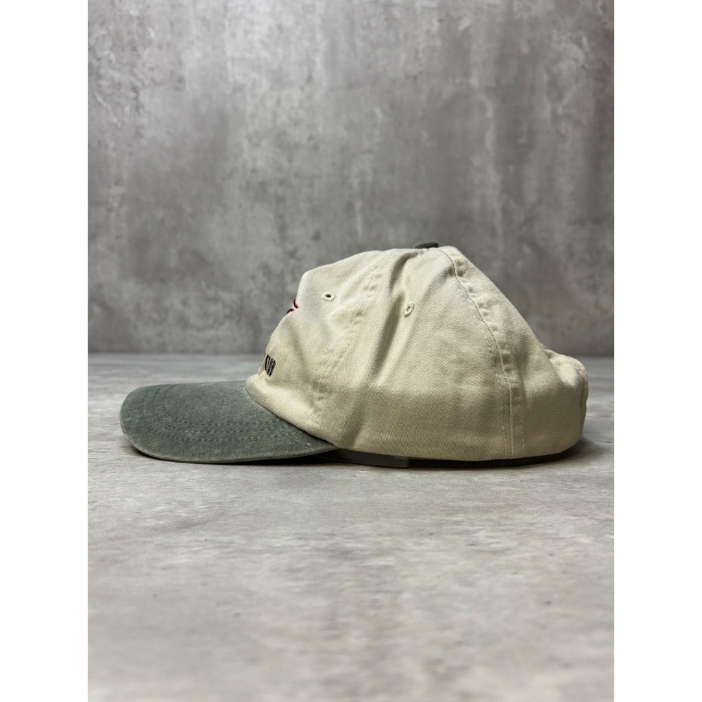 Vintage Painted Desert Golf Club Embroidered Spellout Logo Strapback Hat OSFA