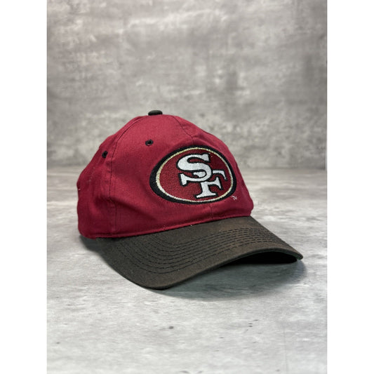 Vintage 90s San Francisco 49ers NFL Embroidered Logo Football Snapback Hat OSFA