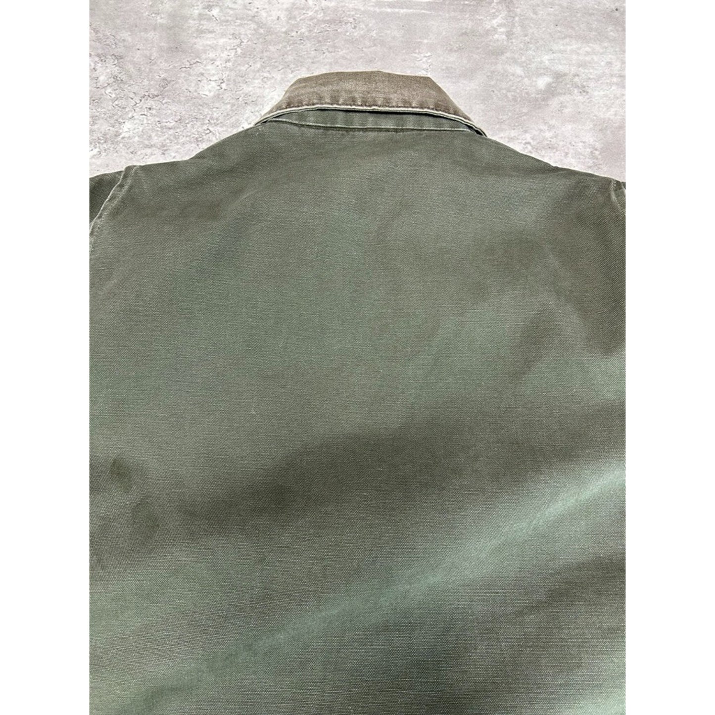 Vintage 90s Carhartt Blanket Lined Canvas Workwear Detroit Jacket Size XL J76MOS