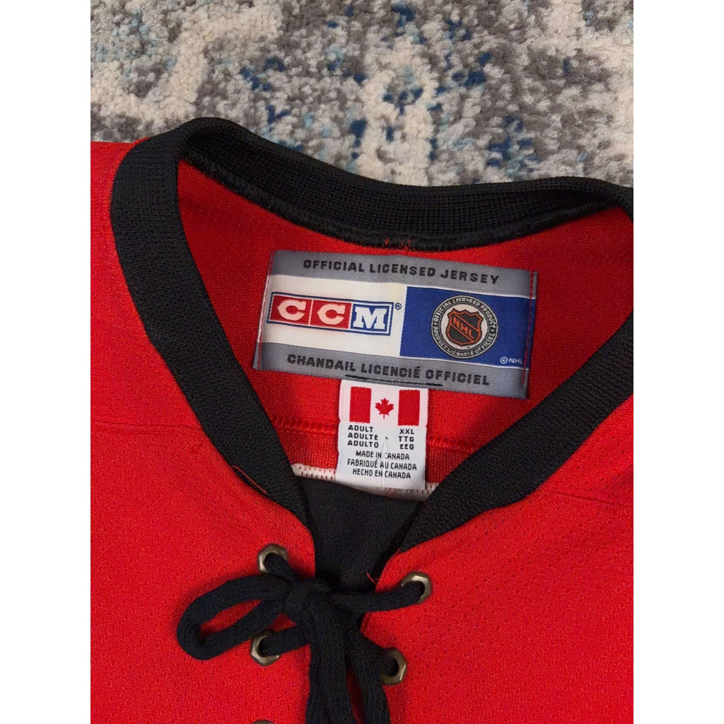Vintage Craig Conroy #22 Calgary Flames NHL CCM Hockey Jersey Size 2XL