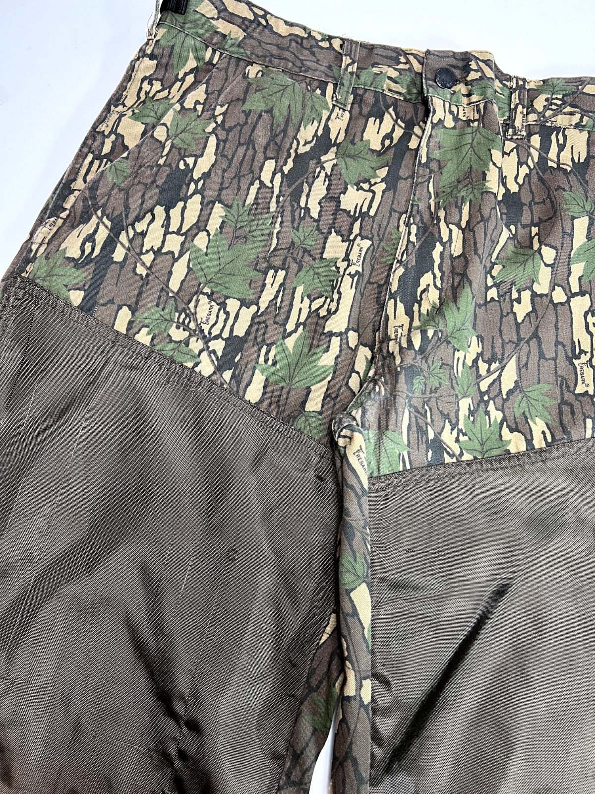 Vintage 90s Winchester Treebark Camo Double Knee Hunting Style Pants Size 36W L