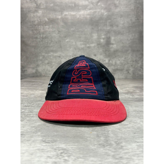Vintage 90s Reebok Pre Season Embroidered Spellout Logo Strapback Hat OSFA