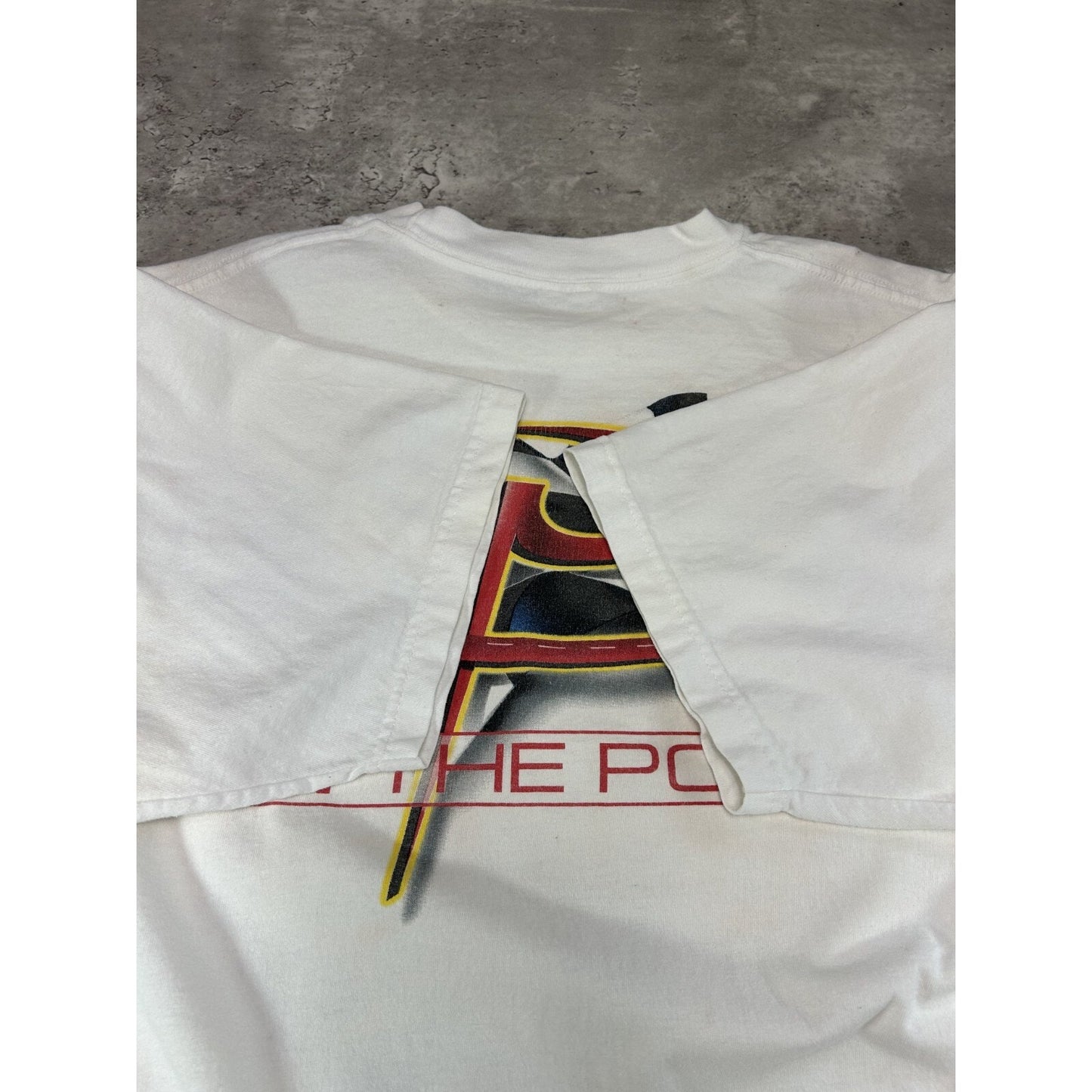 Vintage 1998 Derrike Cope #30 Nascar On The Pole Graphic T-Shirt Size XL White