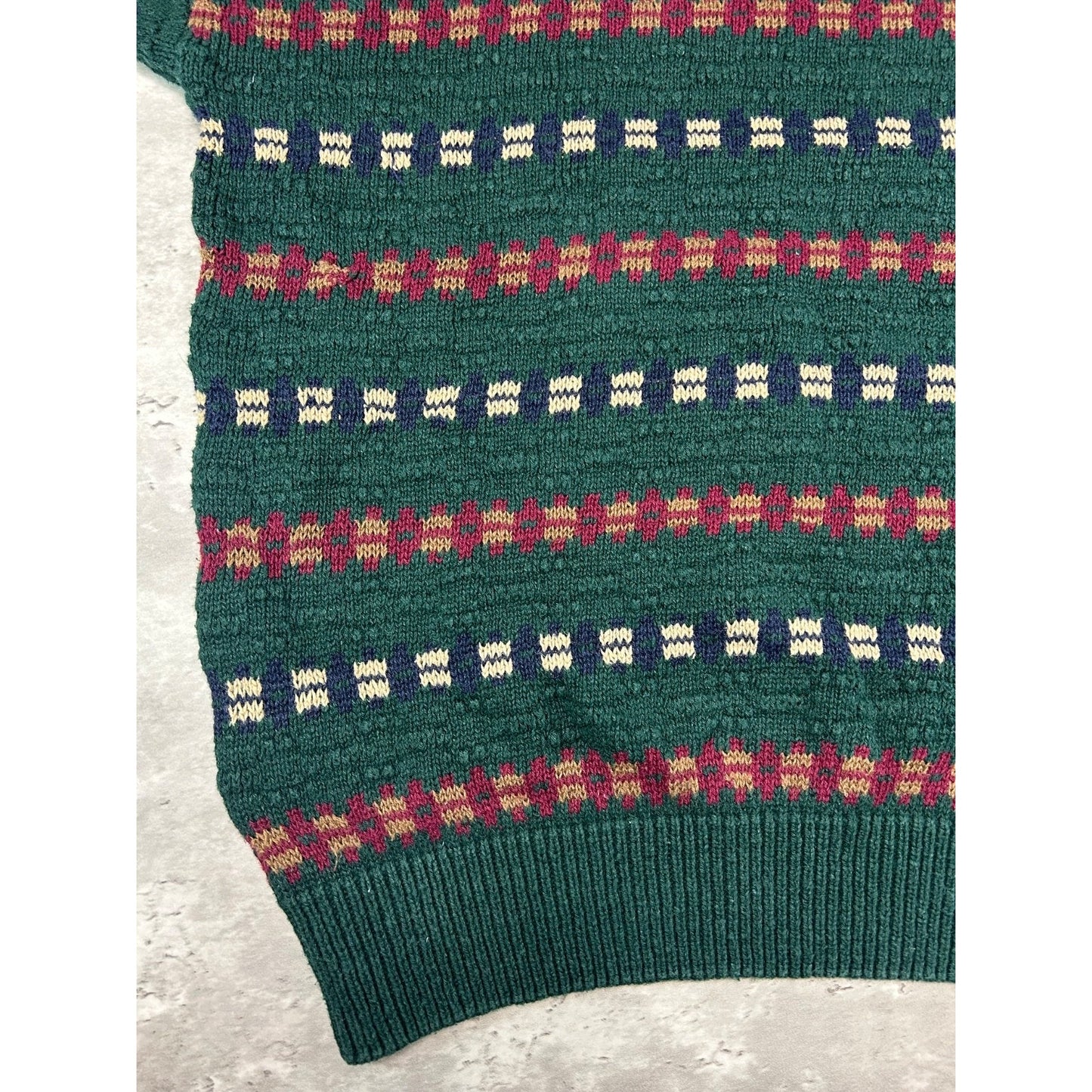 Vintage 90s American Eagle Abstract Striped Pullover Knit Sweater Size XL