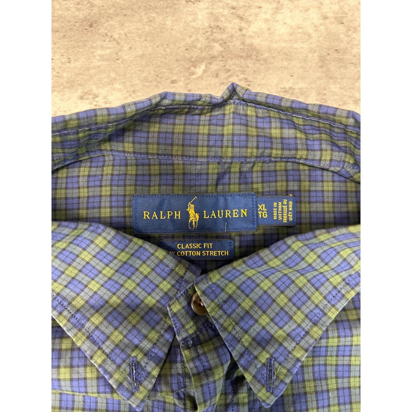 Vintage Polo Ralph Lauren Embroidered Pony Reworked Cropped Button Up Shirt XL