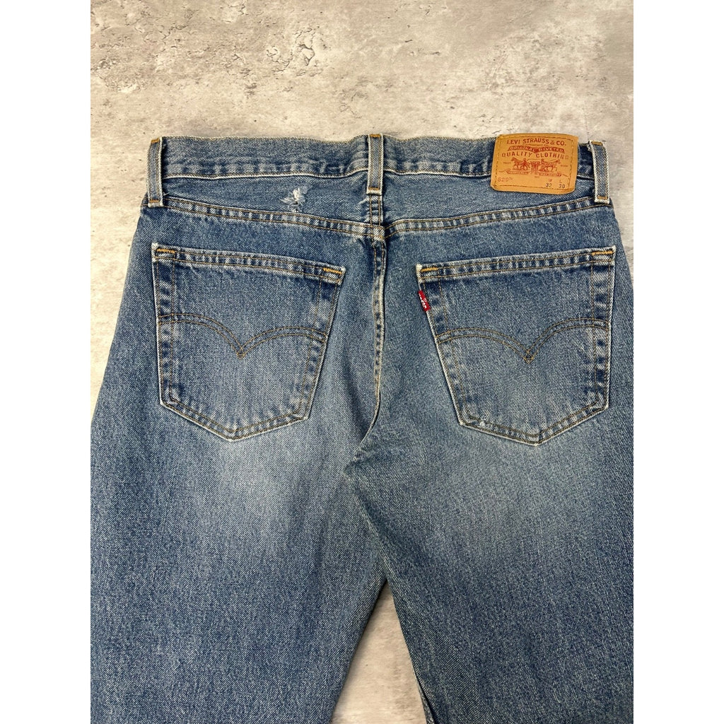 Vintage Levis 529 Red Tab Low Rise Straight Medium Wash Denim Pants Size 33