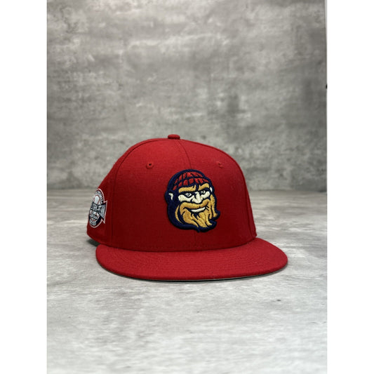Vintage Adirondack Lumberjacks MiLB Embroidered Logo Fitted Hat OSFA