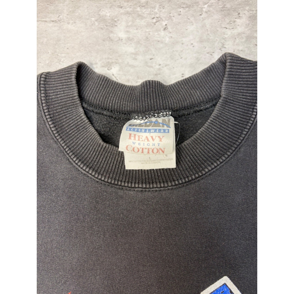 Vintage 90s Team Yamaha Racing Snowmobile Graphic Sweatshirt Size Large