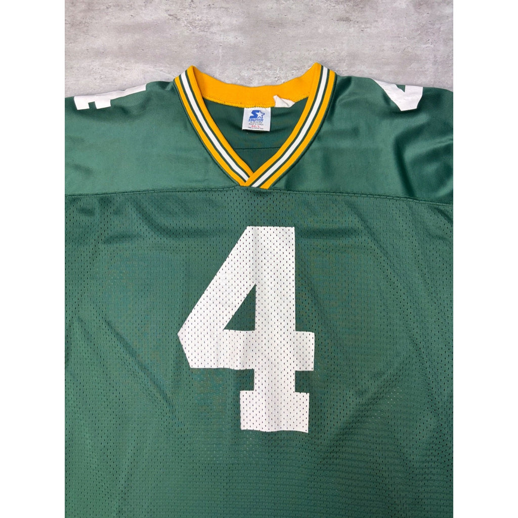 Vintage 1995 Brett Favre #4 Green Bay Packers NFL Starter Jersey Size Large