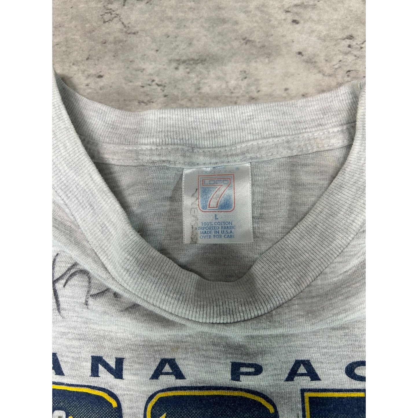 Vintage 1995 Indiana Pacers NBA Playoffs Boom Baby Graphic T-Shirt Size Large