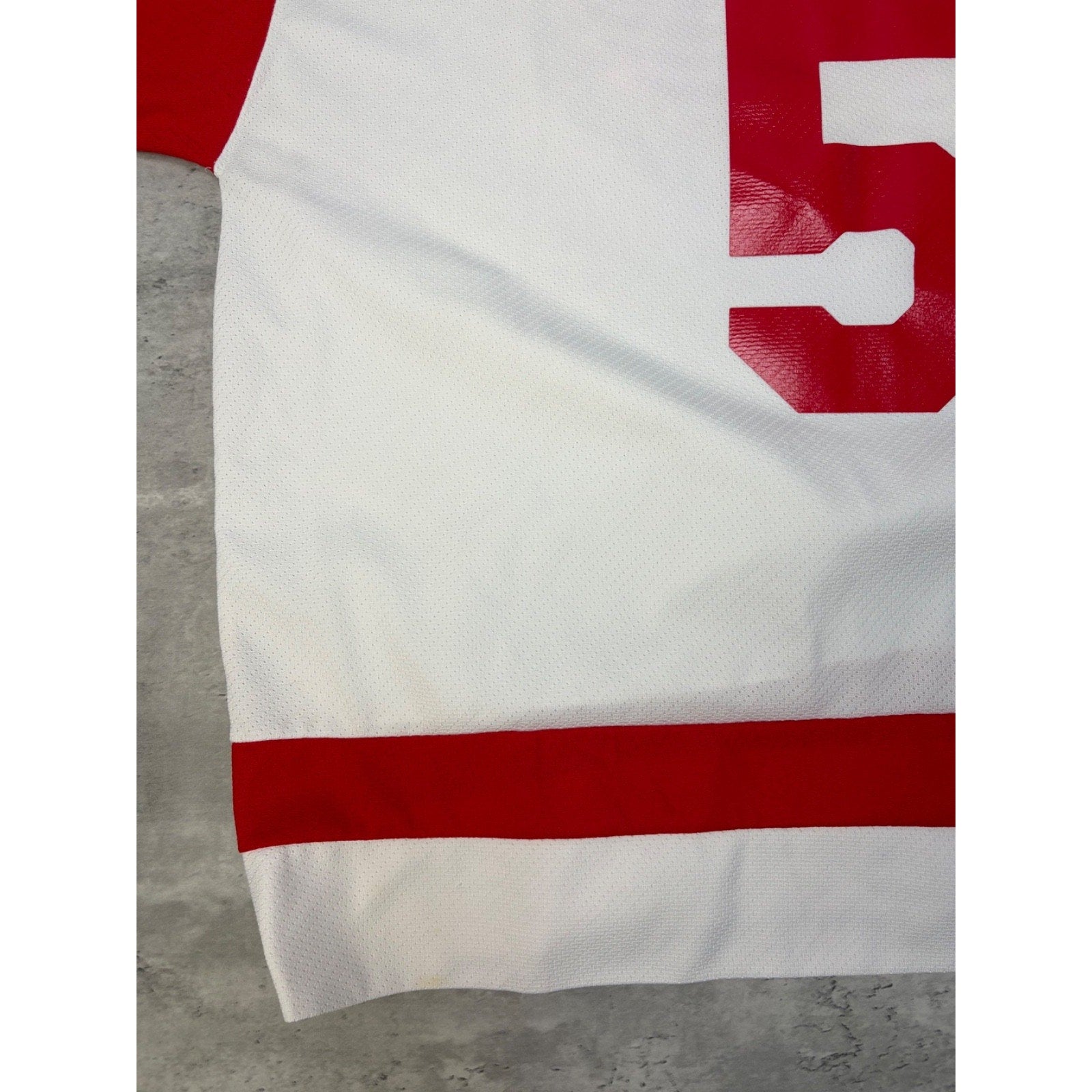 Vintage Nicklas Lidstrom #5 Detroit Red Wings NHL Stitched Hockey Jersey Sz 2XL