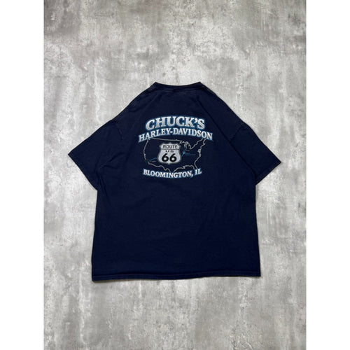 Harley Davidson Classic Logo Turn It Up Lightning Graphic T-Shirt Size 2XL
