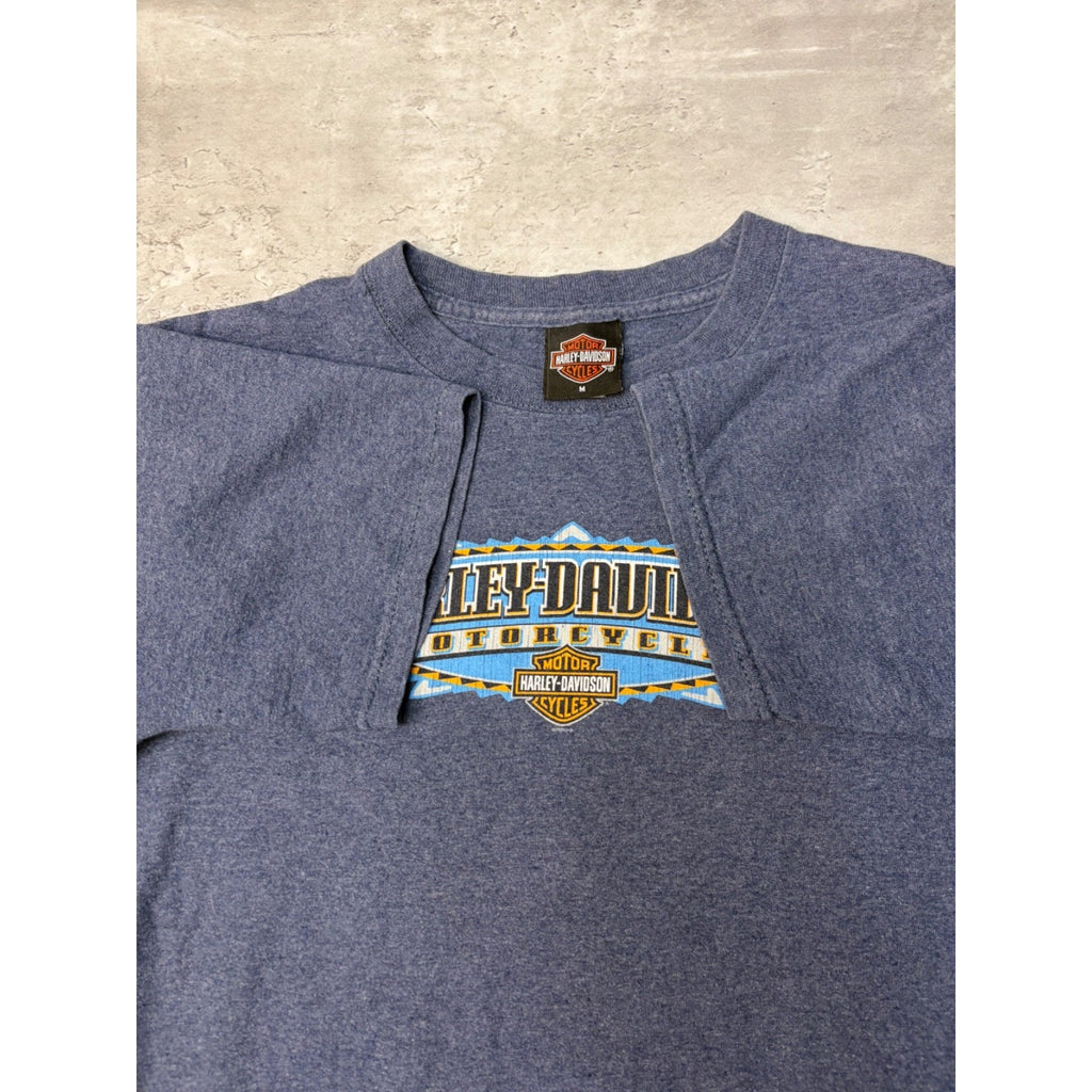 Vintage 2005 Harley Davidson Graphic Spellout T-Shirt Size Medium