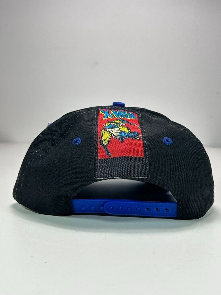 Vintage 90s Marvel Comics Mutant U Wolverines Embroidered Snapback Hat OSFA