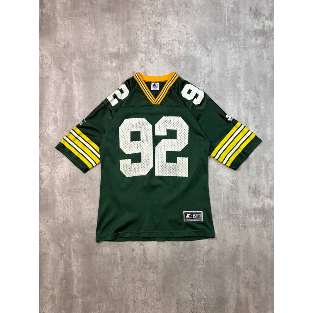 Vintage 1995 Reggie White #92 Green Bay Packers NFL Football Jersey Size Medium