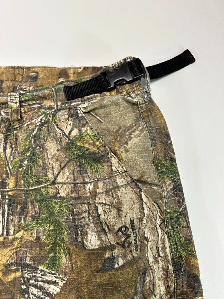 Bush Master Real Tree Xtra Camo Rip Stop Cargo Hunting Adjustable Pants Size 41W