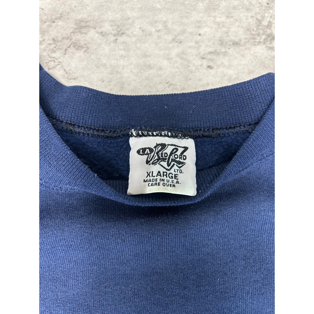 Vintage 90s Mercyhurst College NCAA Embroidered Collegiate Sweatshirt Size XL