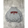 Vintage Wisconsin Badgers NCAA Embroidered Spellout Sweatshirt Size Large