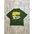 Vintage 1997 Green Bay Packers NFL Looney Tunes Taz Graphic T-Shirt Size XL