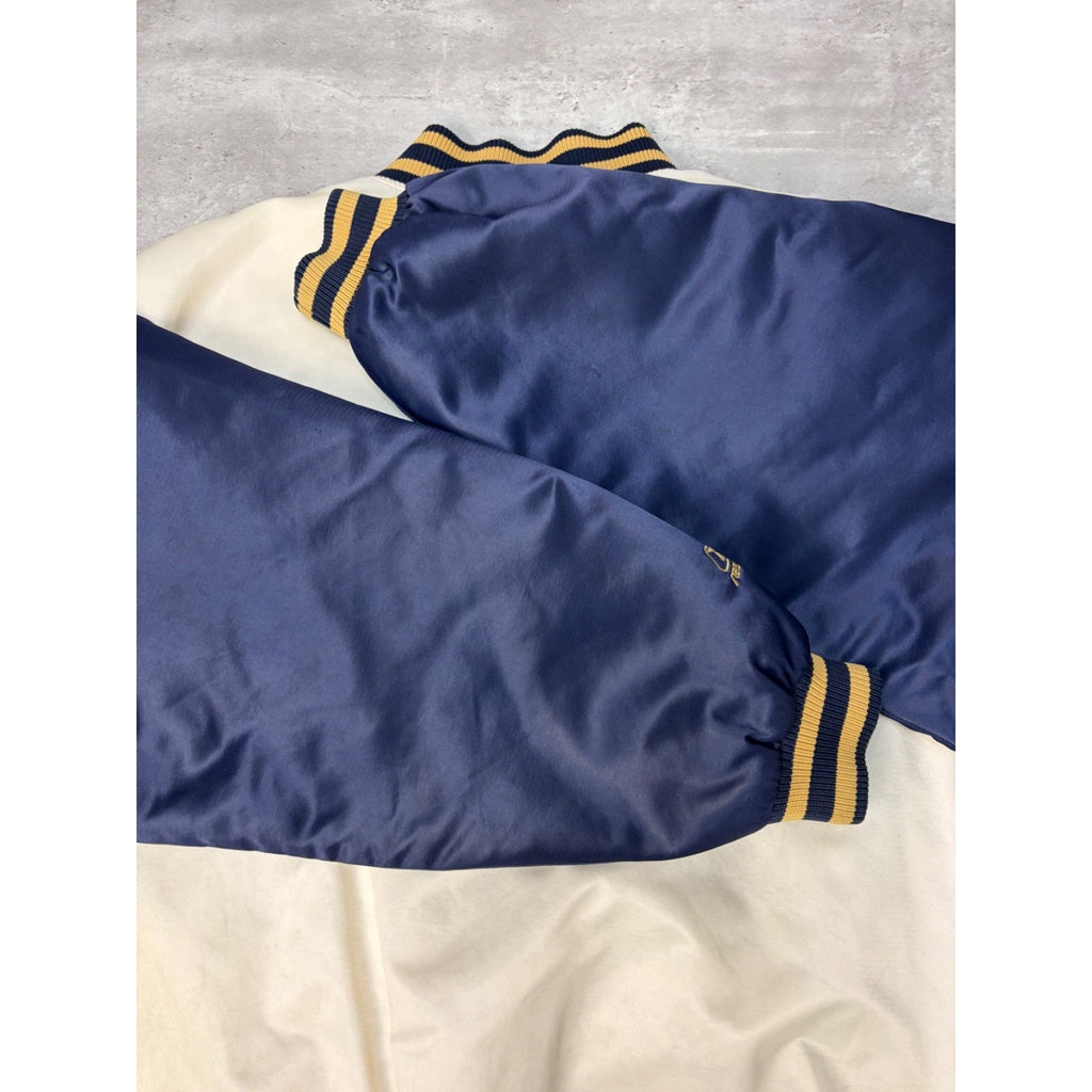 Vintage St Louis Rams NFL Reebok Football Bomber Jacket Size Large