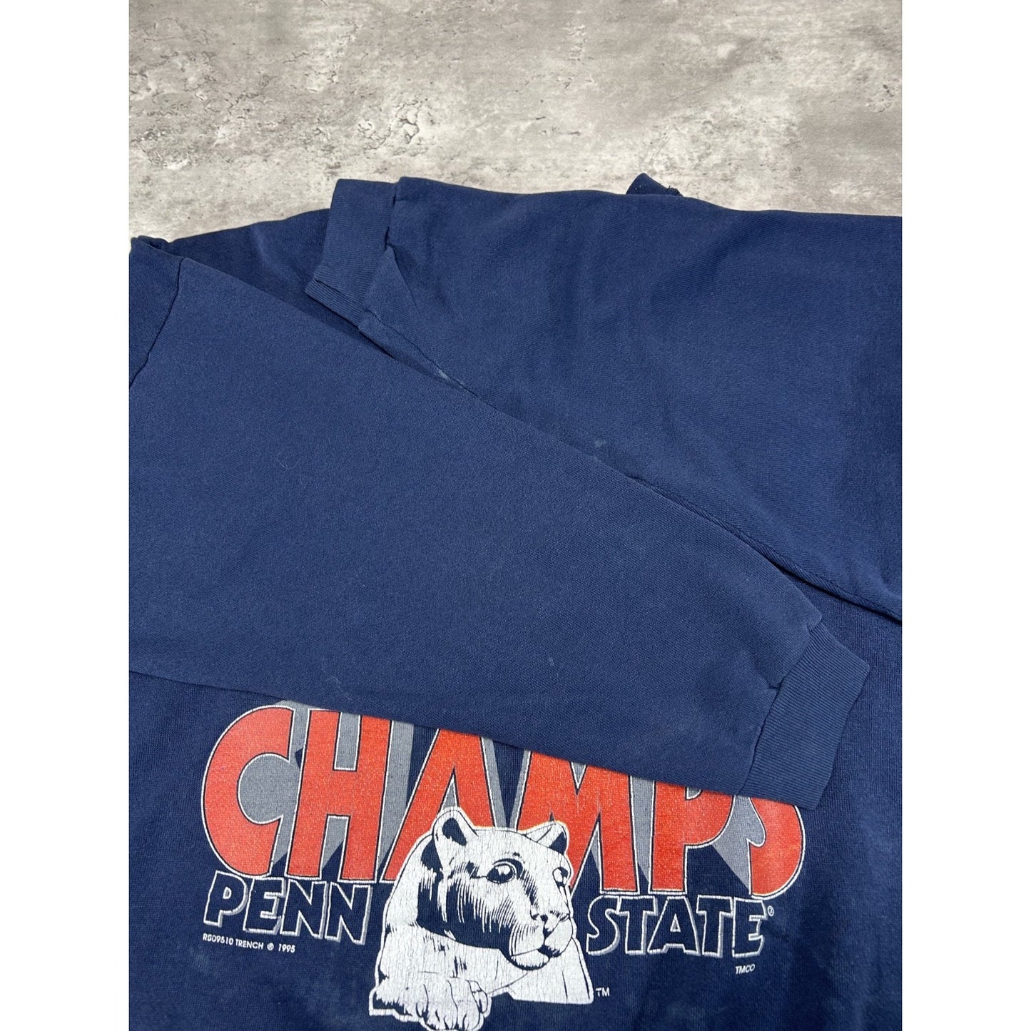 Vintage 1995 Penn State Nittany Lions NCAA Rose Bowl Champs Sweatshirt Size XL