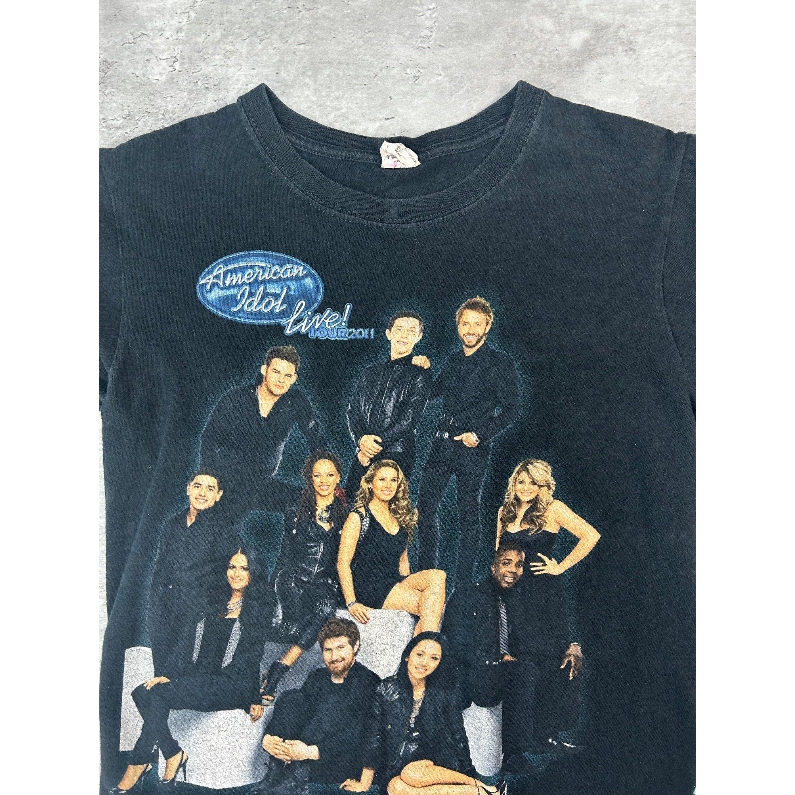 American Idol 10th Anniversary Tv Show Promo Graphic T-Shirt Size Small