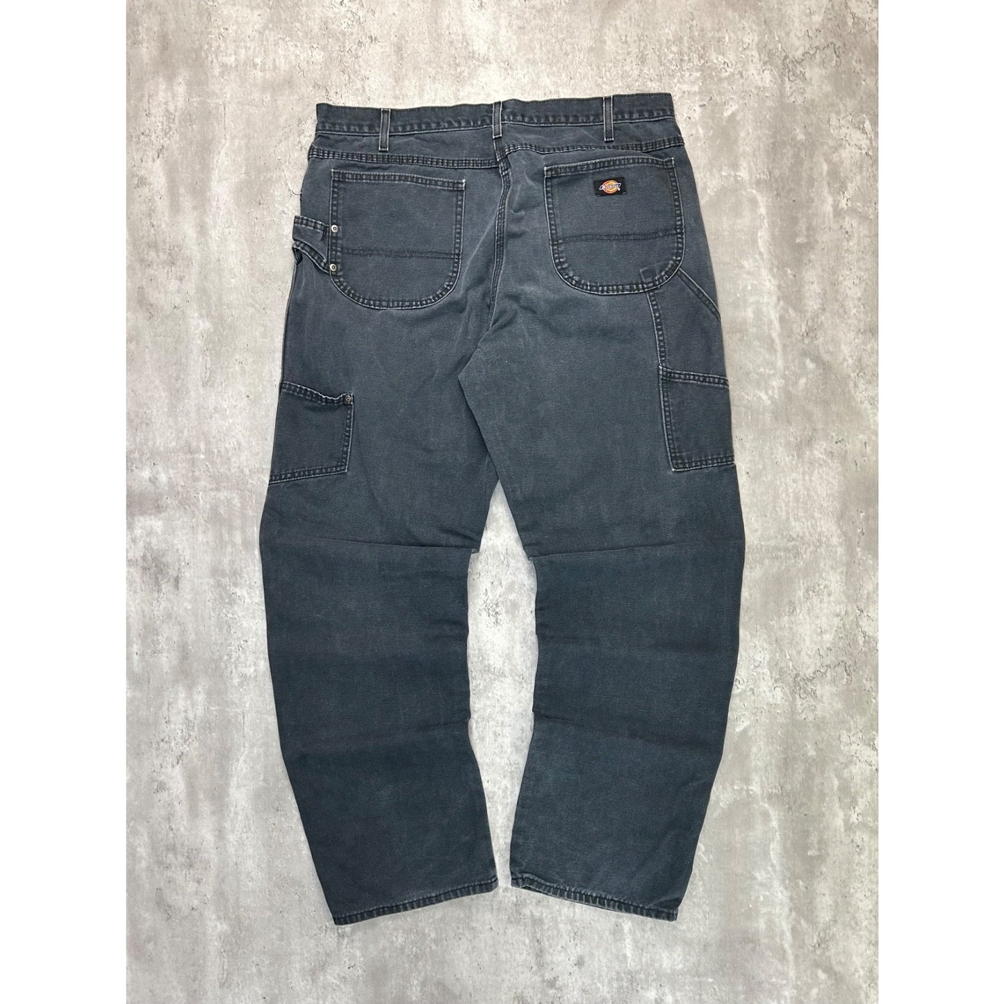 Dickies Canvas Workwear Five Pocket Pants Size 39 Black