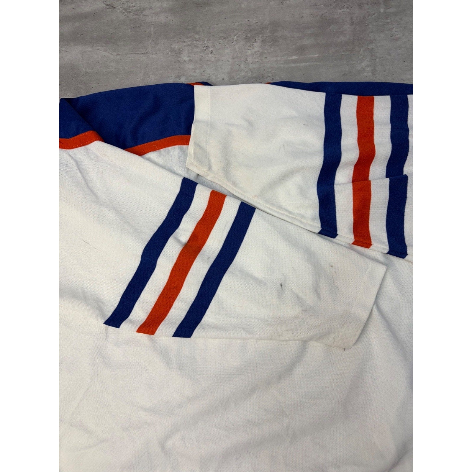 Vintage 1988 Edmonton Oilers NHL CCM Maska Hockey Jersey Size XL