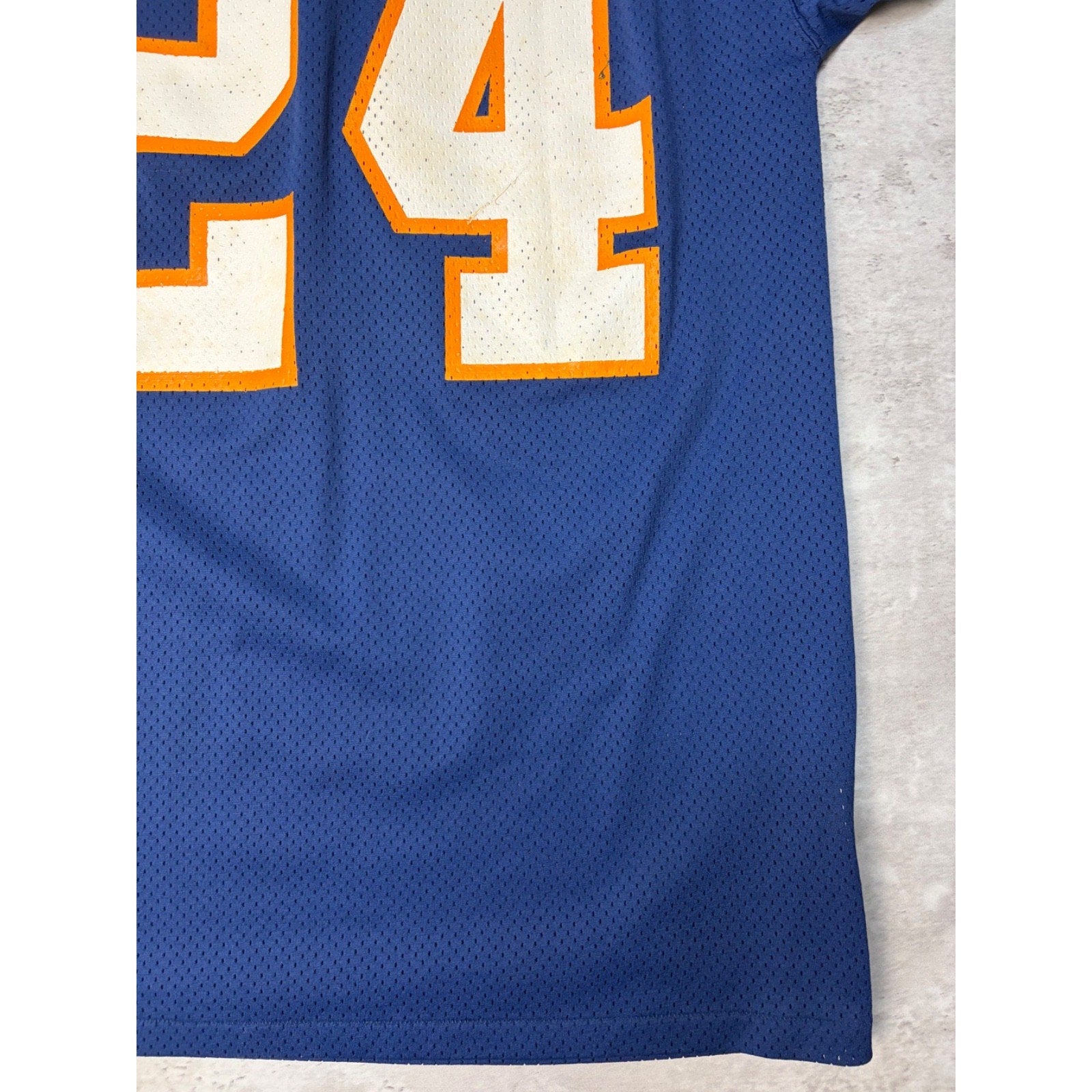 Vintage 1980s Chicago Bears NFL #24 Sand Knit Football Jersey Size Large