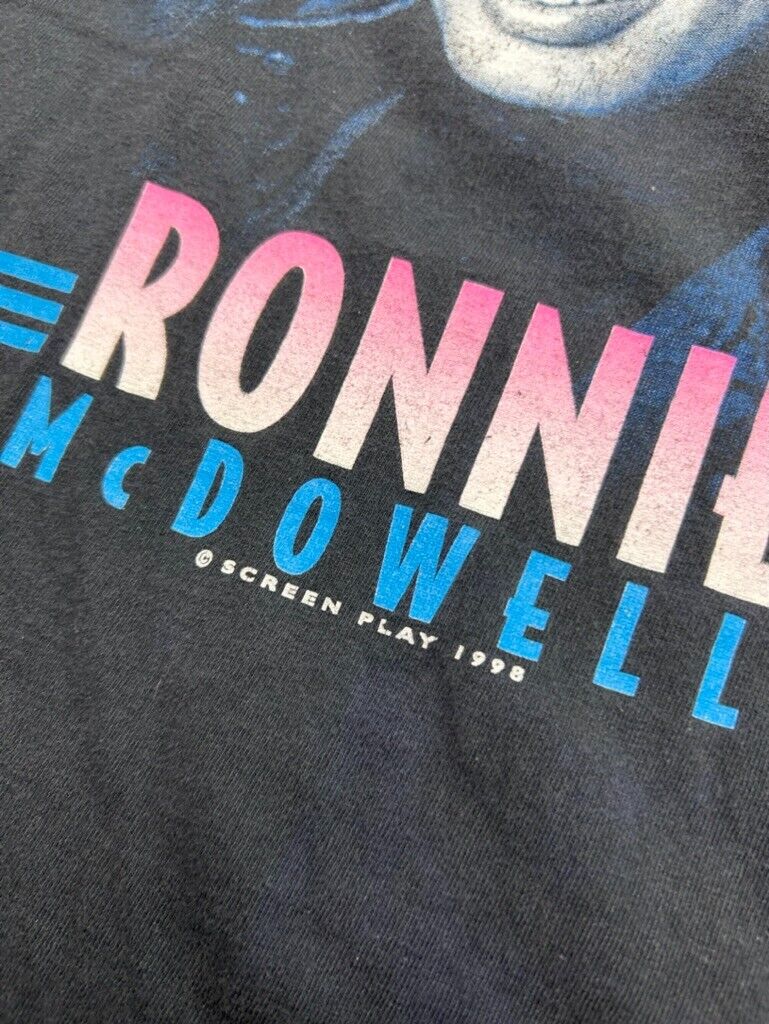 Vintage 1998 Ronnie McDowell And The Rockits Music Promo T-Shirt Size Large 90s