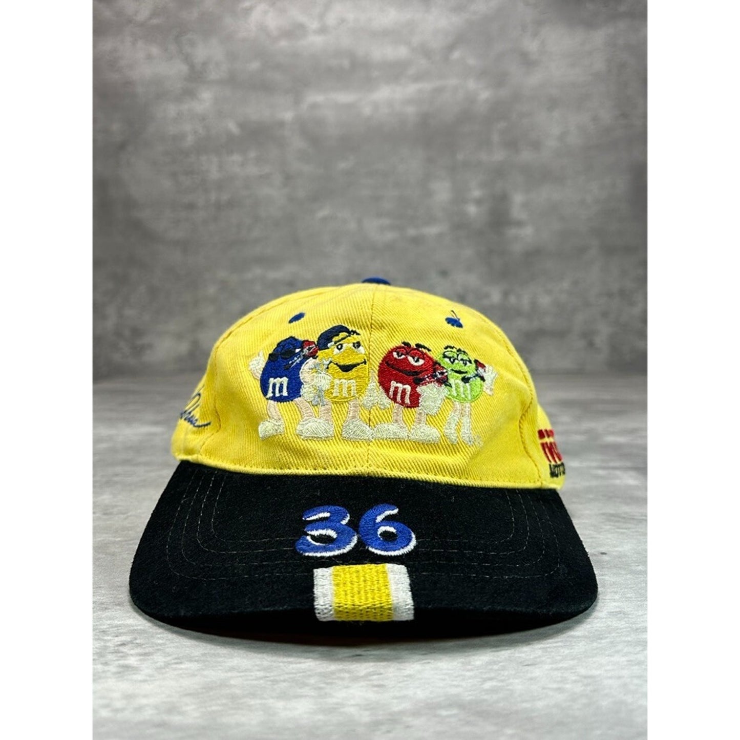 Vintage Ken Schrader #36 M&M Nascar Embroidered Hat Strapback Hat OSFA