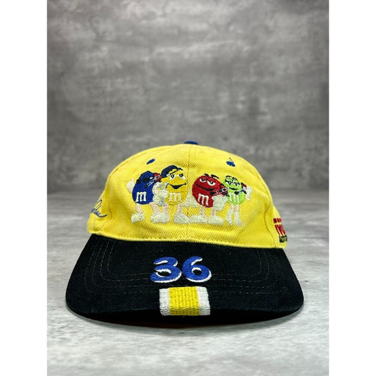 Vintage Ken Schrader #36 M&M Nascar Embroidered Hat Strapback Hat OSFA
