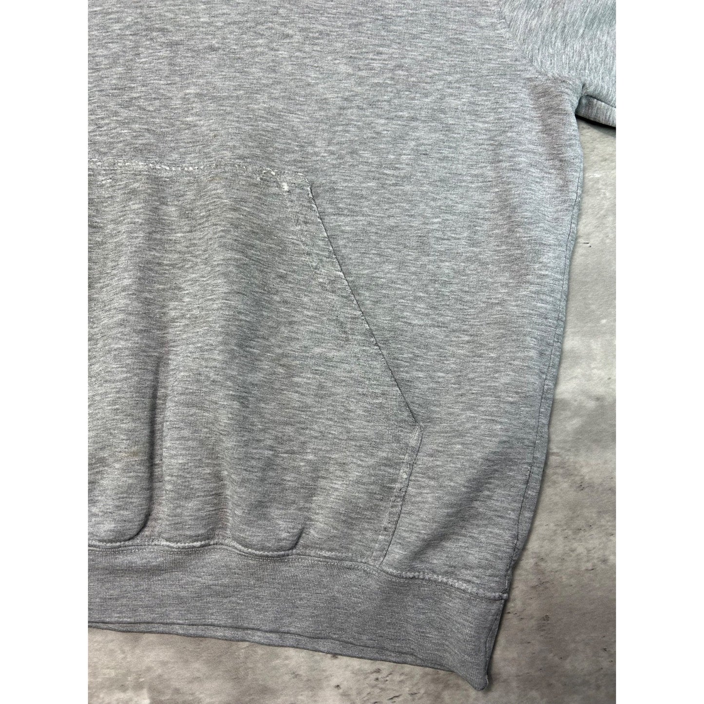 Vintage 2000s Nike Embroidered Mini Swoosh Hooded Sweatshirt Size Large Gray