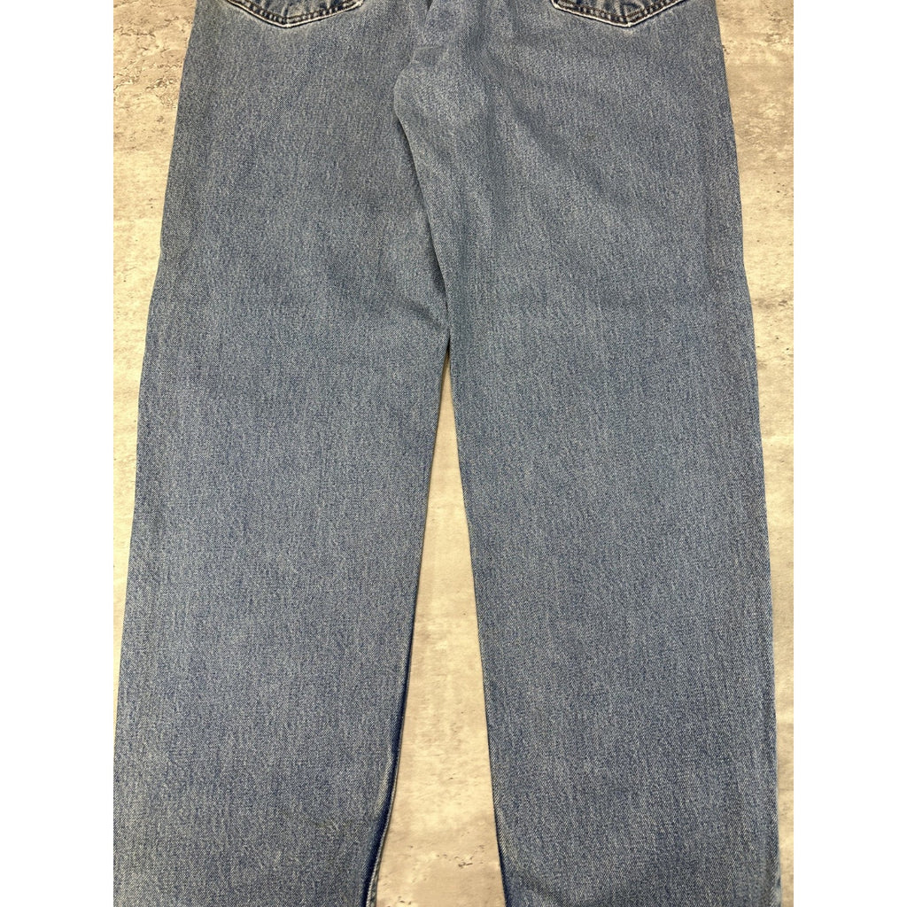 Vintage 90s Levis 550 Red Tab Light Wash Denim Pants Size 35 Blue