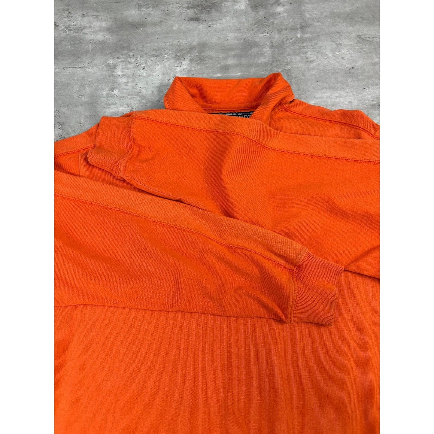 Vintage Polo Sport Spellout Graphic Long Sleeve Rugby Button Up Shirt Sz Medium