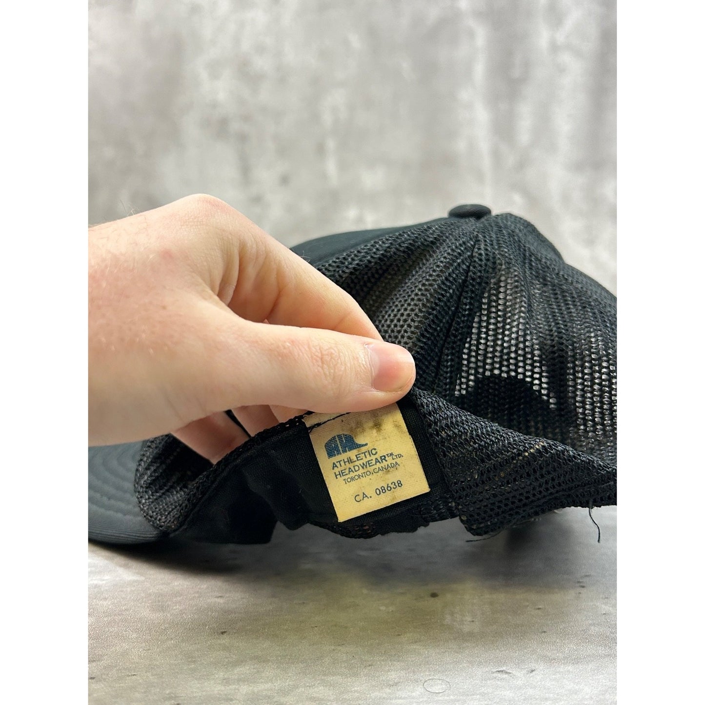 Vintage 80s Jack Daniels Whiskey Graphic Logo Trucker Snapback Hat OSFA