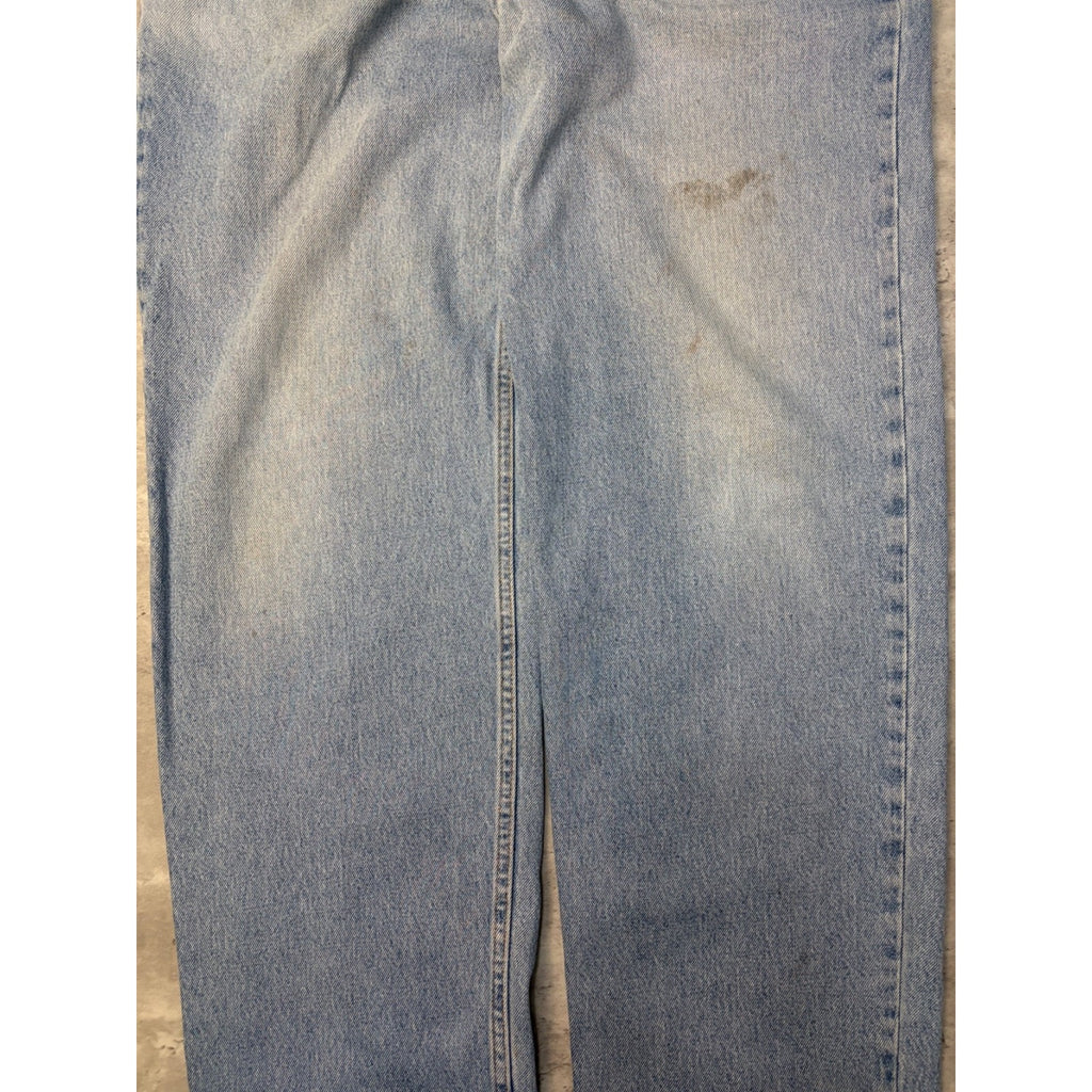 Vintage 90s Levis 550 Red Tab Relaxed Fit Light Wash Denim Pants Size 38
