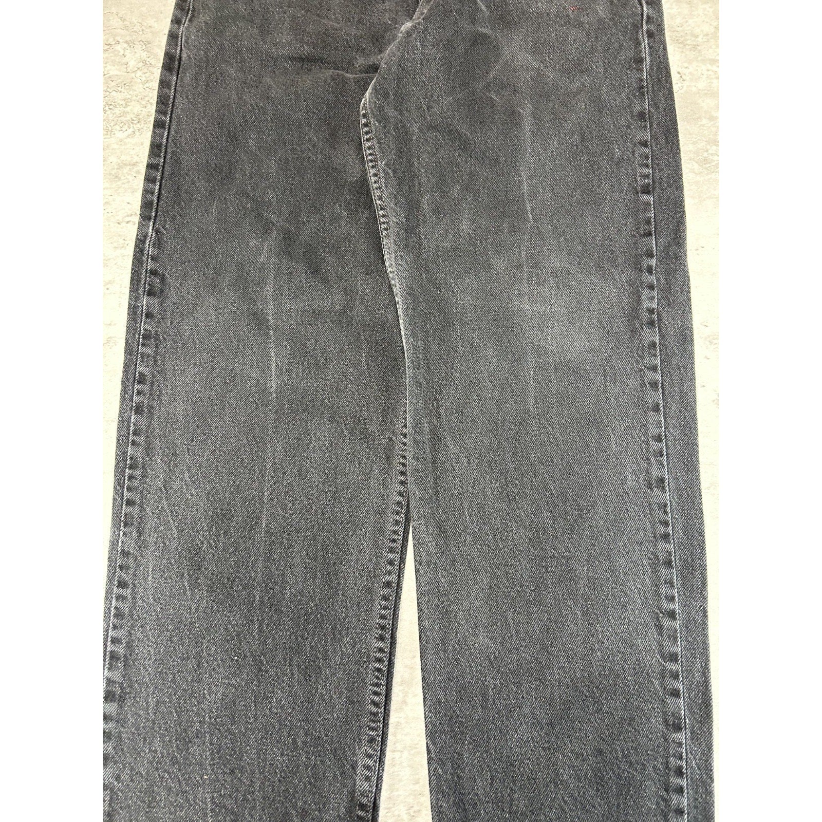 Vintage 90s Levis 550 Red Tab Black Denim Pants Size 31 Black