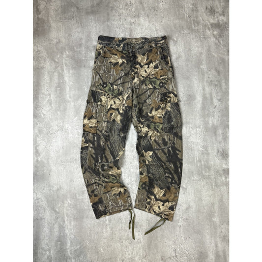 Vintage Mossy Oak Tree Camo Hunting Cargo Pants Size 32